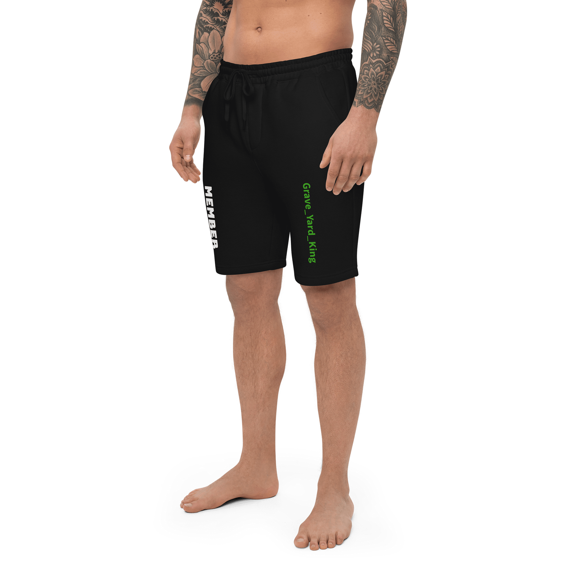 Grave_Yard_King Fleece Shorts product image (5)