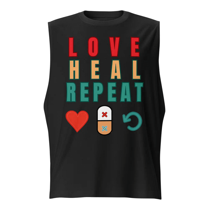 LOVE ,HEAL, REPEAT Muscle Tank product image (1)