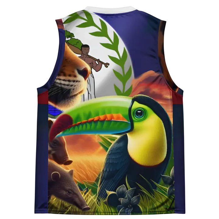Beauty of Belize Basketball Jersey product image (2)