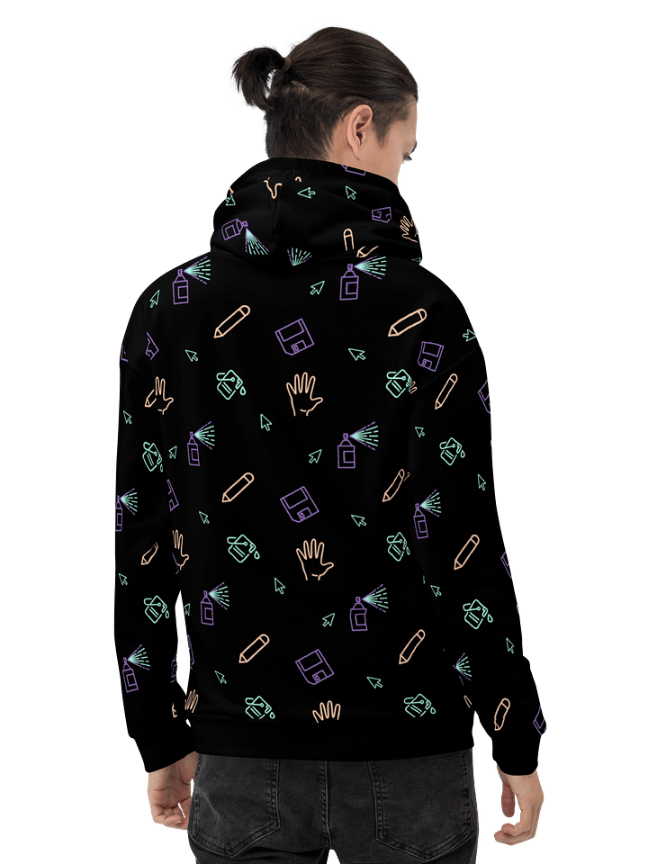 Computer Lab print classic hoodie product image (2)