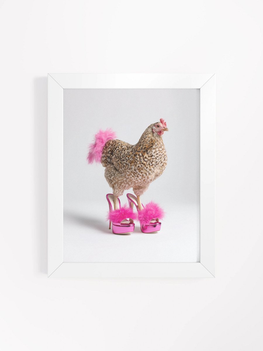 Glam Chicken - Framed High-Quality Matte Poster product image (4)