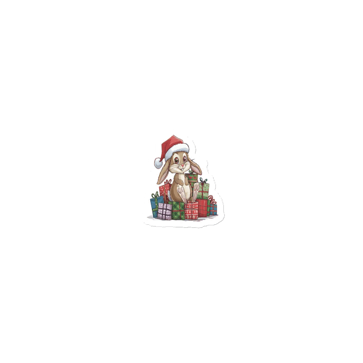 Santa Bunny Die-Cut Magnets product image (1)