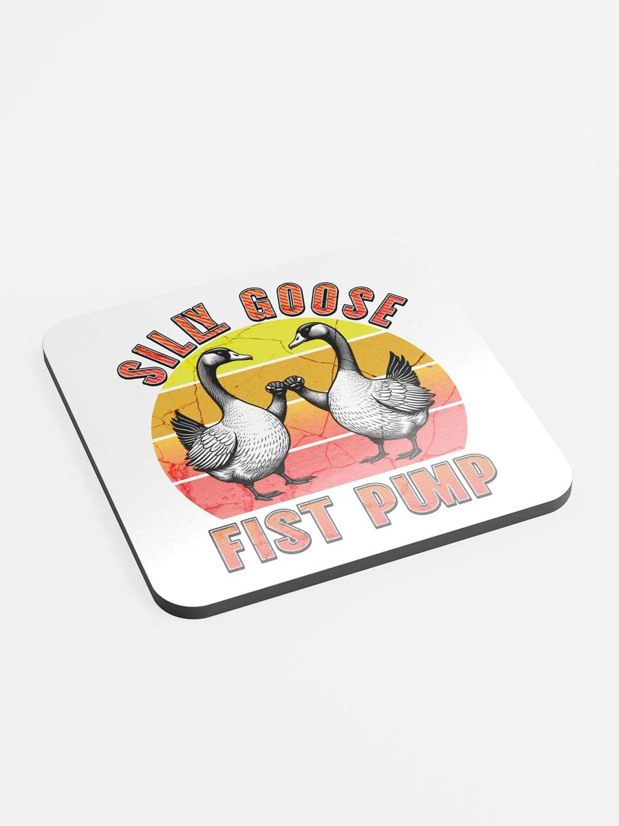 Silly Goose Fist Pump Cork Coaster product image (2)