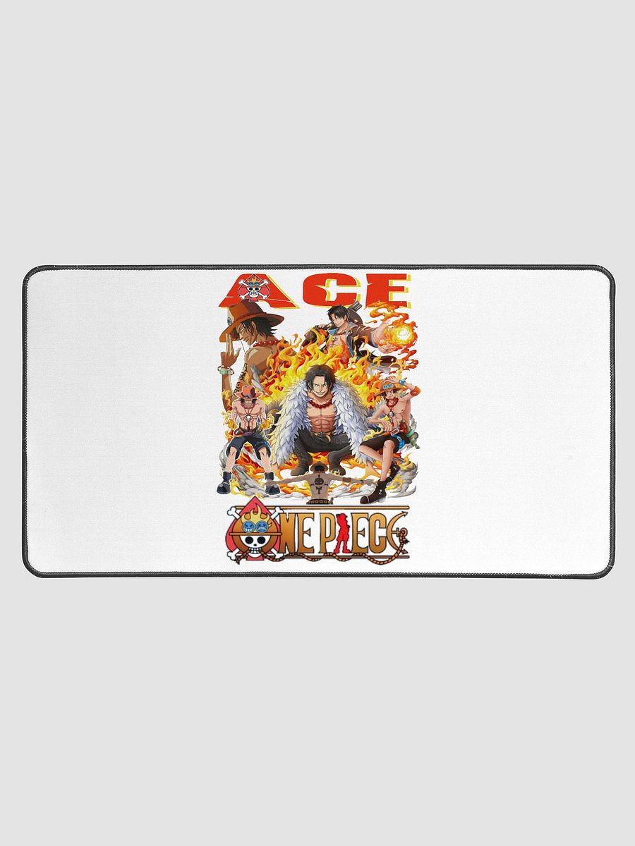 Flaming Ace - One Piece Desk Mat product image (1)