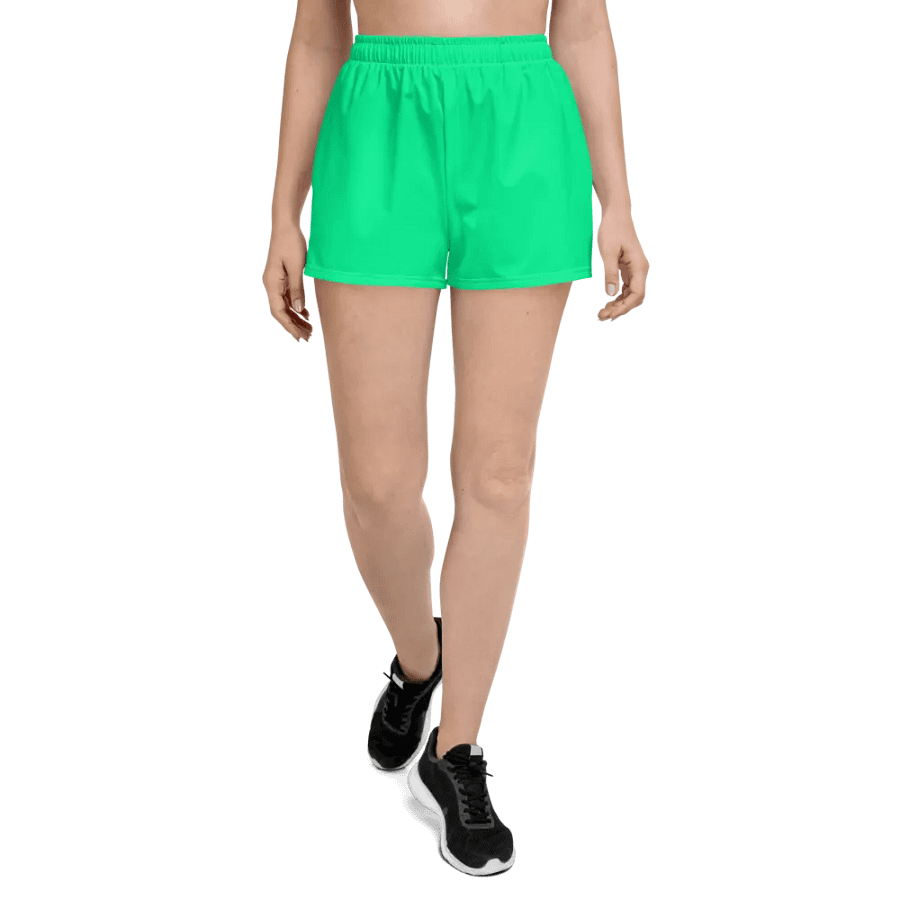 Dusa Green Nail Check Booty Shorts product image (2)