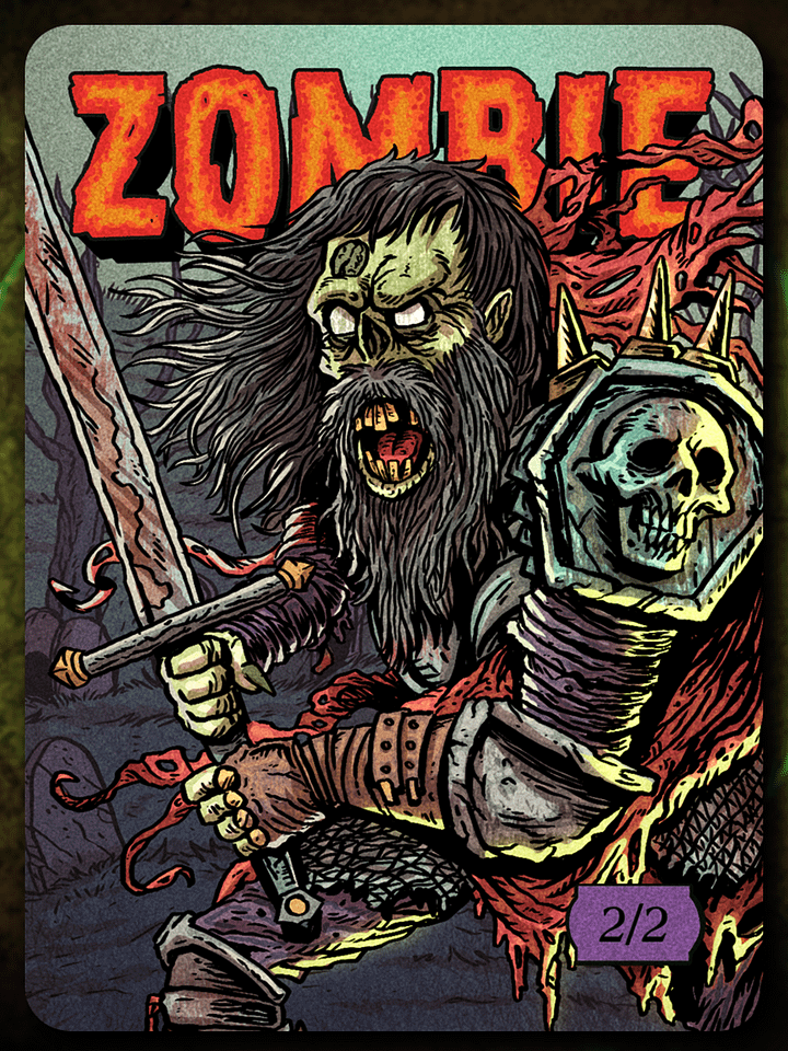 Zombie 2/2 Full Art Token product image (1)