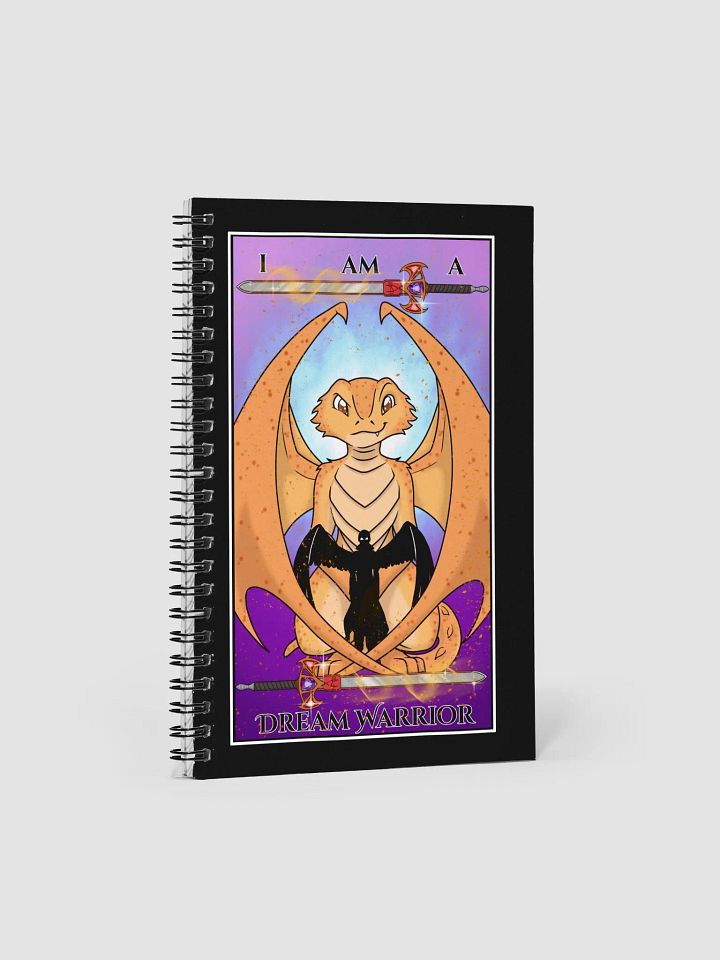 Day of the Dragon Tarot Card Spiral Notebook product image (1)