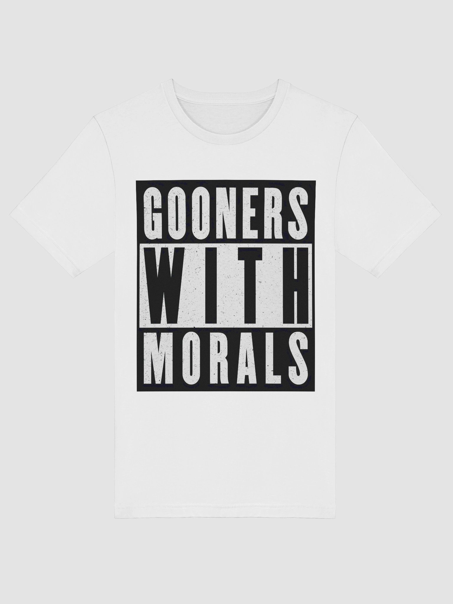 gooner T shirt white product image (5)