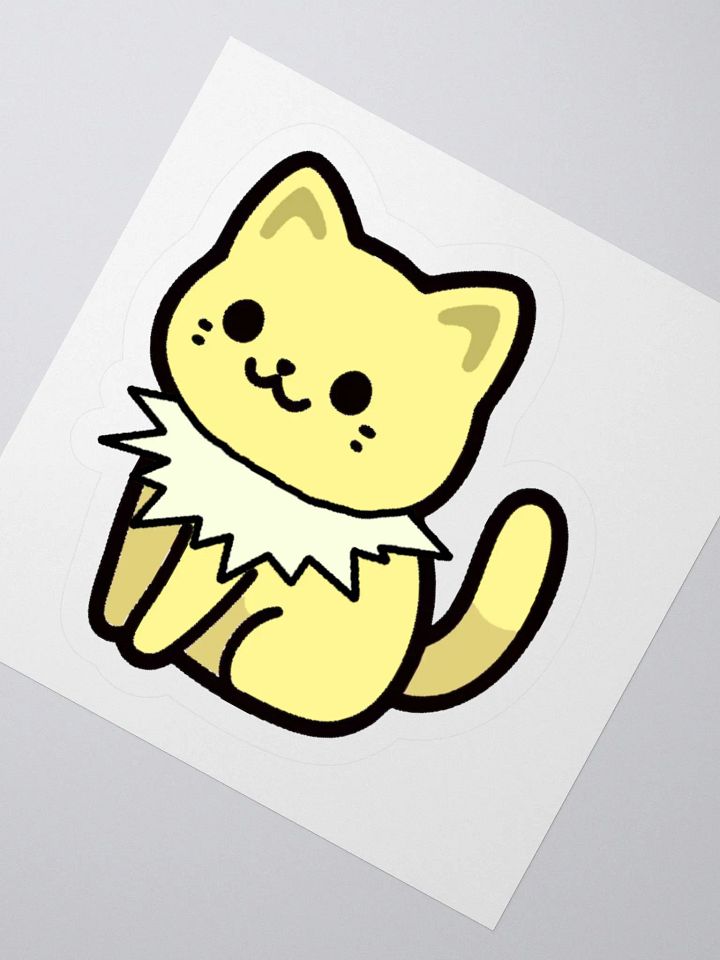 Special Cat Sitting Sticker product image (6)