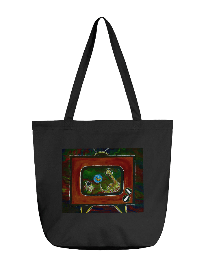 When Spaceman Met The Space DInosaur Tote Bag product image (1)