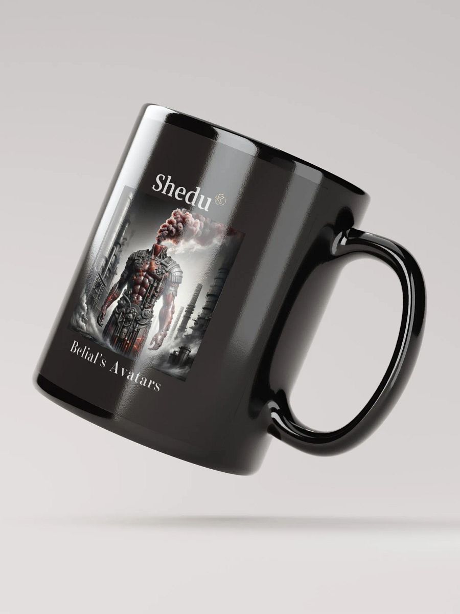 Supernal Shedu | Black Glossy Mug product image (4)