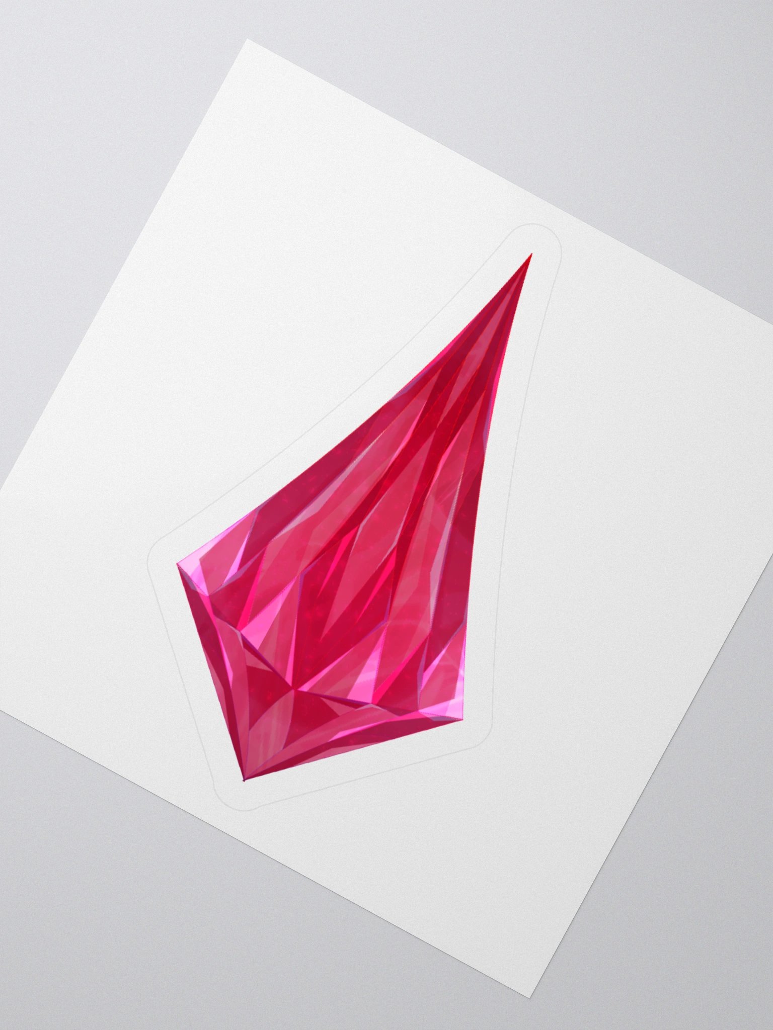 Soul Crystal Sticker - Red product image (4)