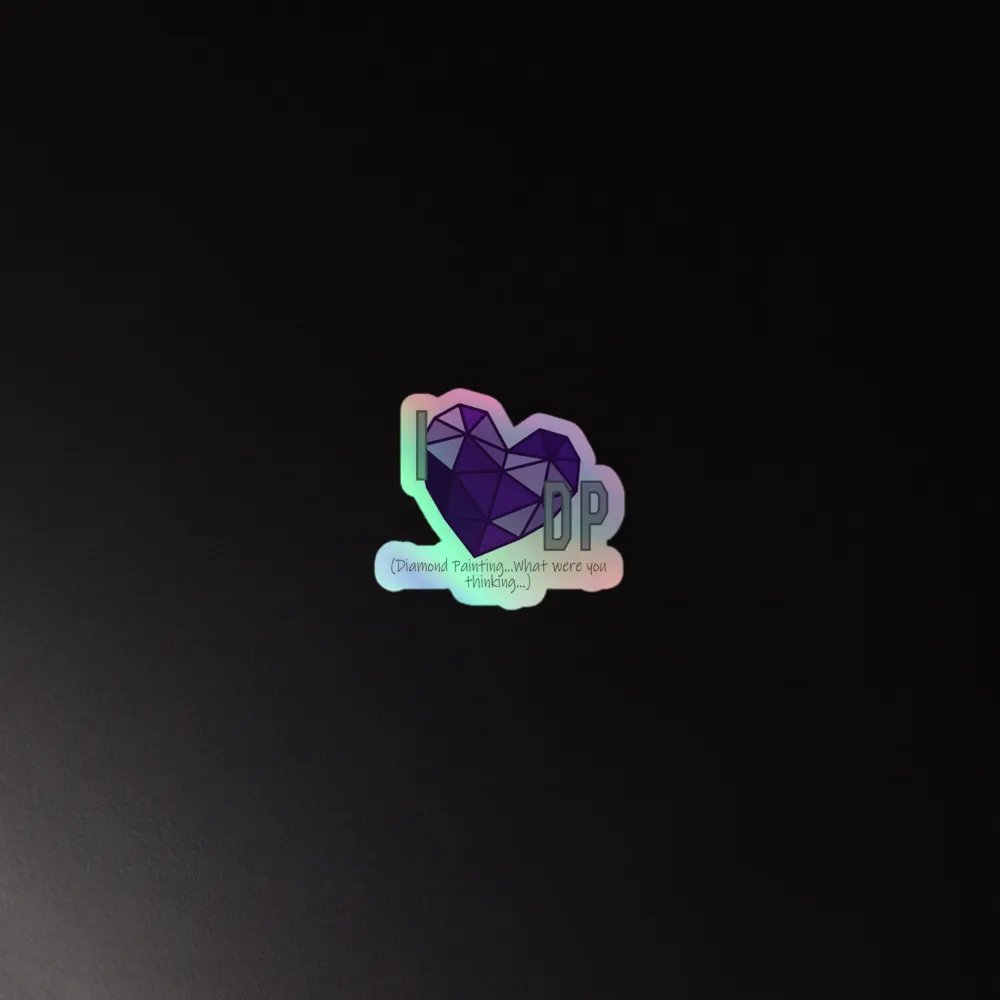 I <3 D.P. Holographic Sticker product image (2)