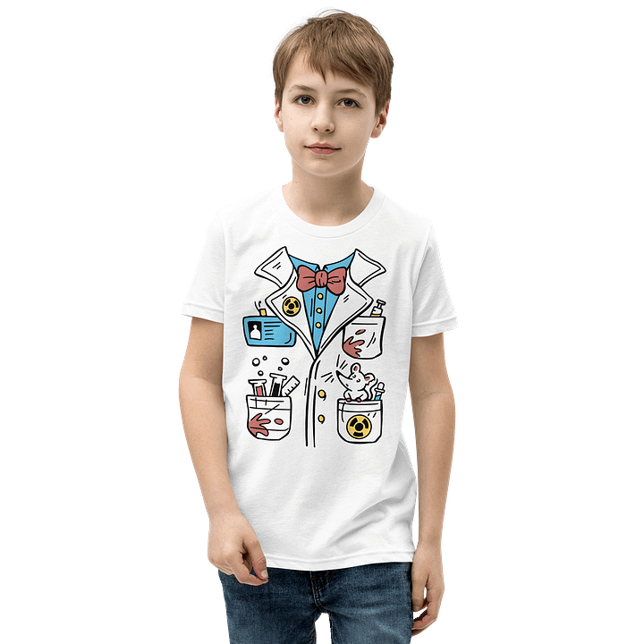 Mad Scientist Halloween Costume Funny T-Shirt For Kids product image (17)