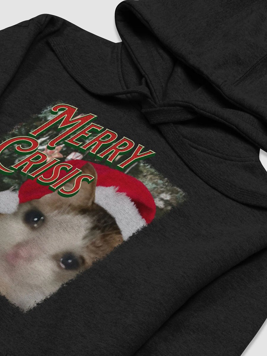 Merry Crisis Thumbs Up Crying Cat Hoodie product image (14)