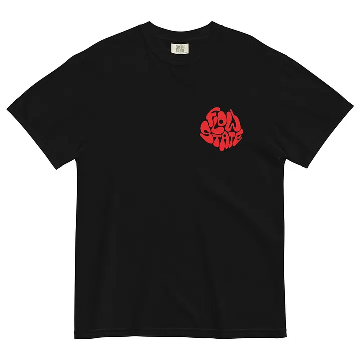 Flow State T-Shirt (Red and Yellow) product image (1)
