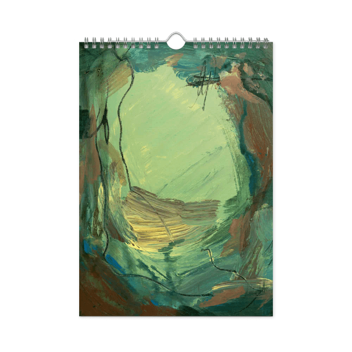 Expressive Abstracts - Traditional Art by Ruble | 2025 Calendar product image (1)