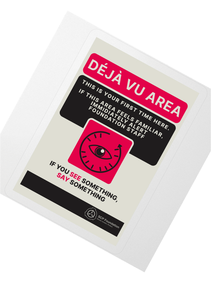 DEJA VU sticker product image (2)
