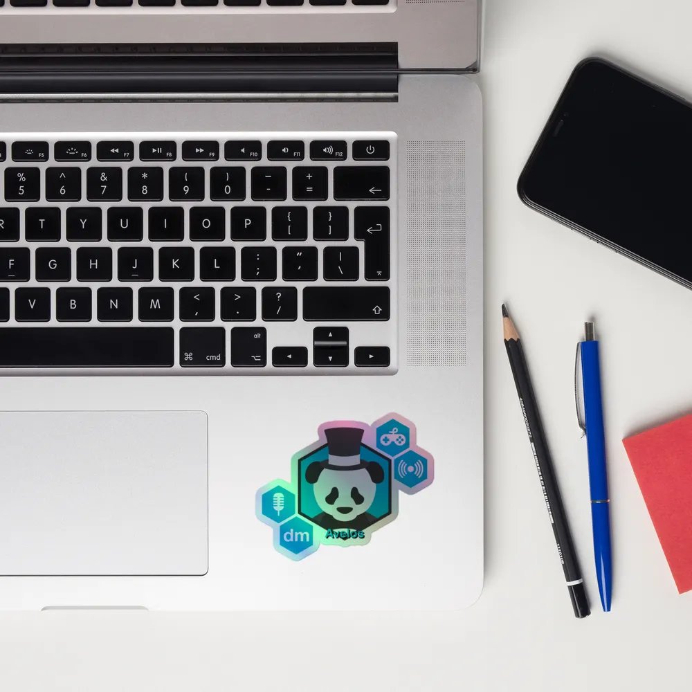 Avelos logo Holo sticker product image (10)