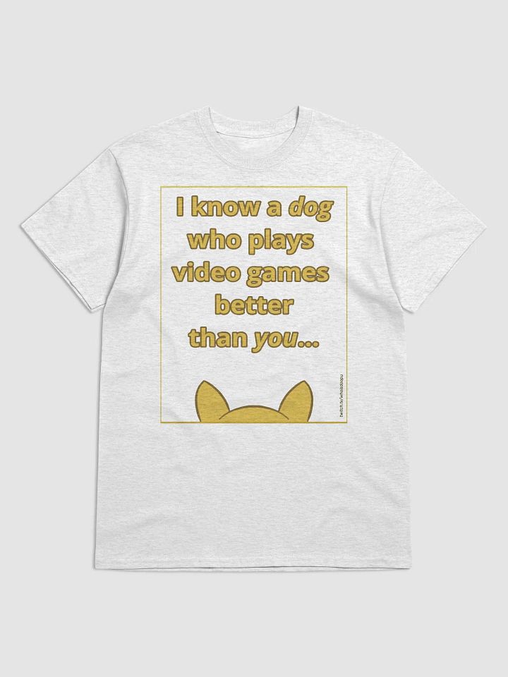 Doopsters I know a Dog Gamer T-Shirt (Light Colors) product image (1)