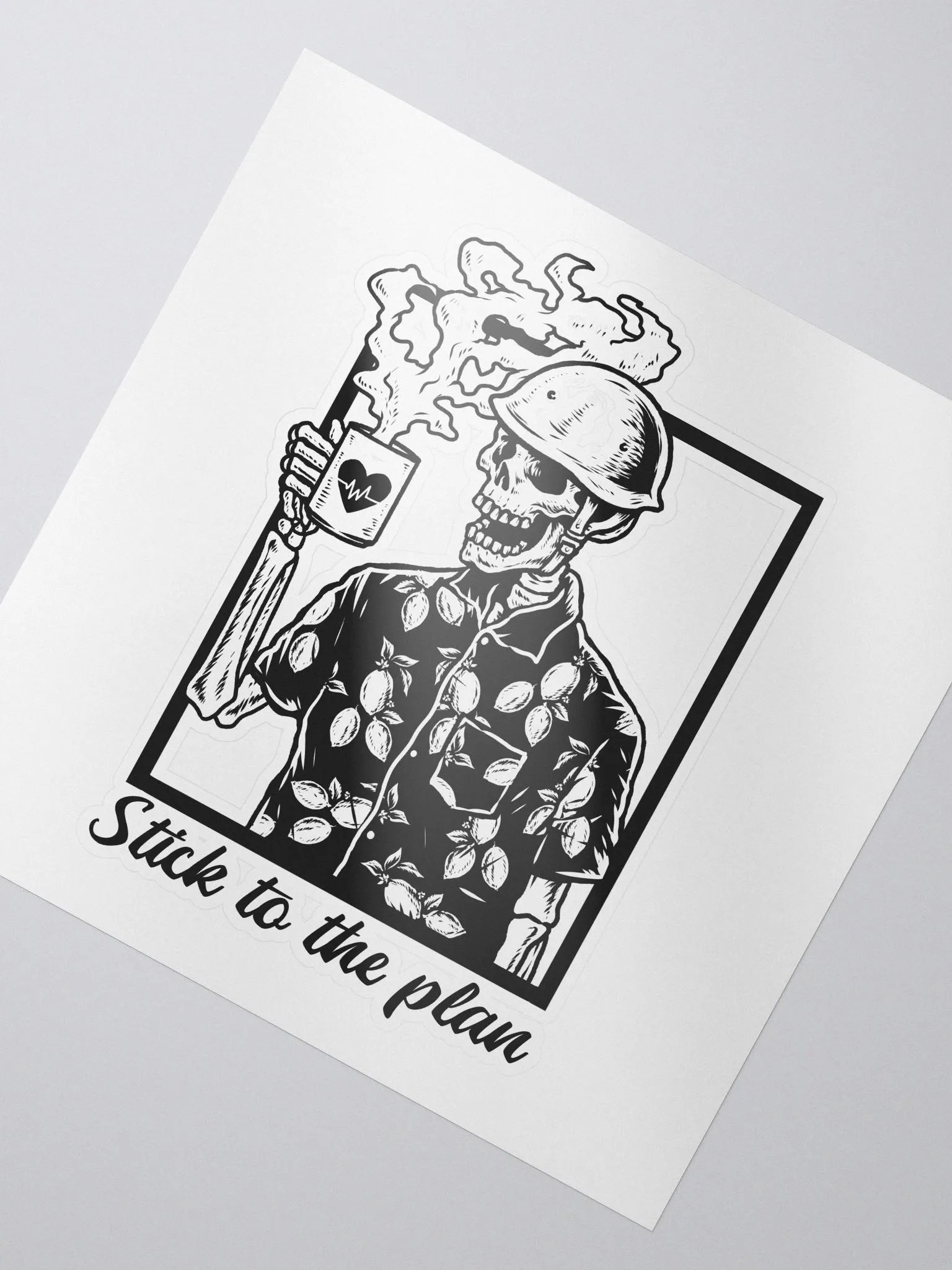 Stick to the Plan Sticker product image (2)