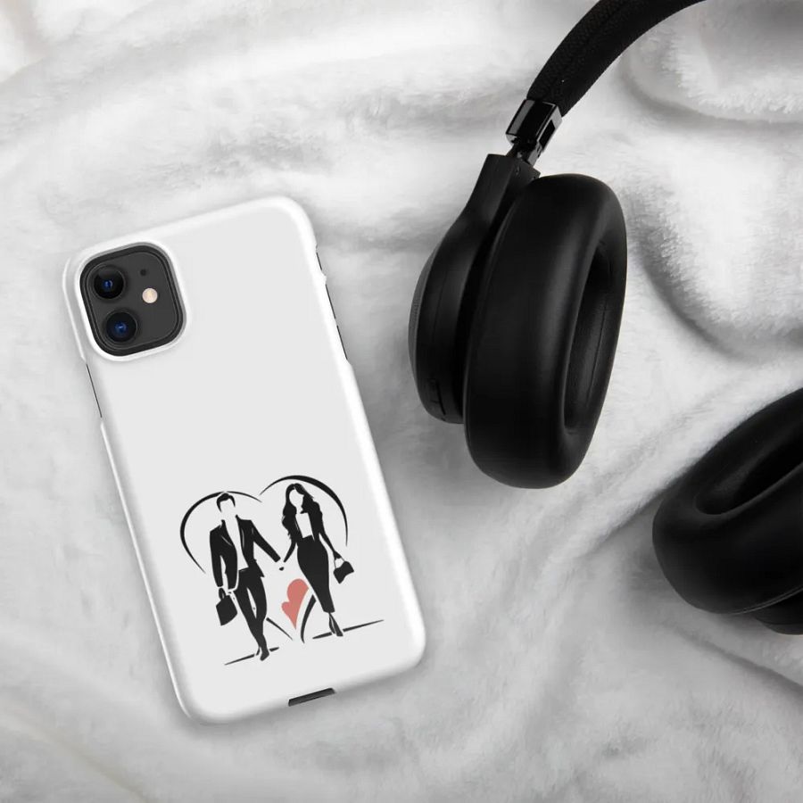 Modern Love Logo Snap Case for IPhone (White) product image (5)
