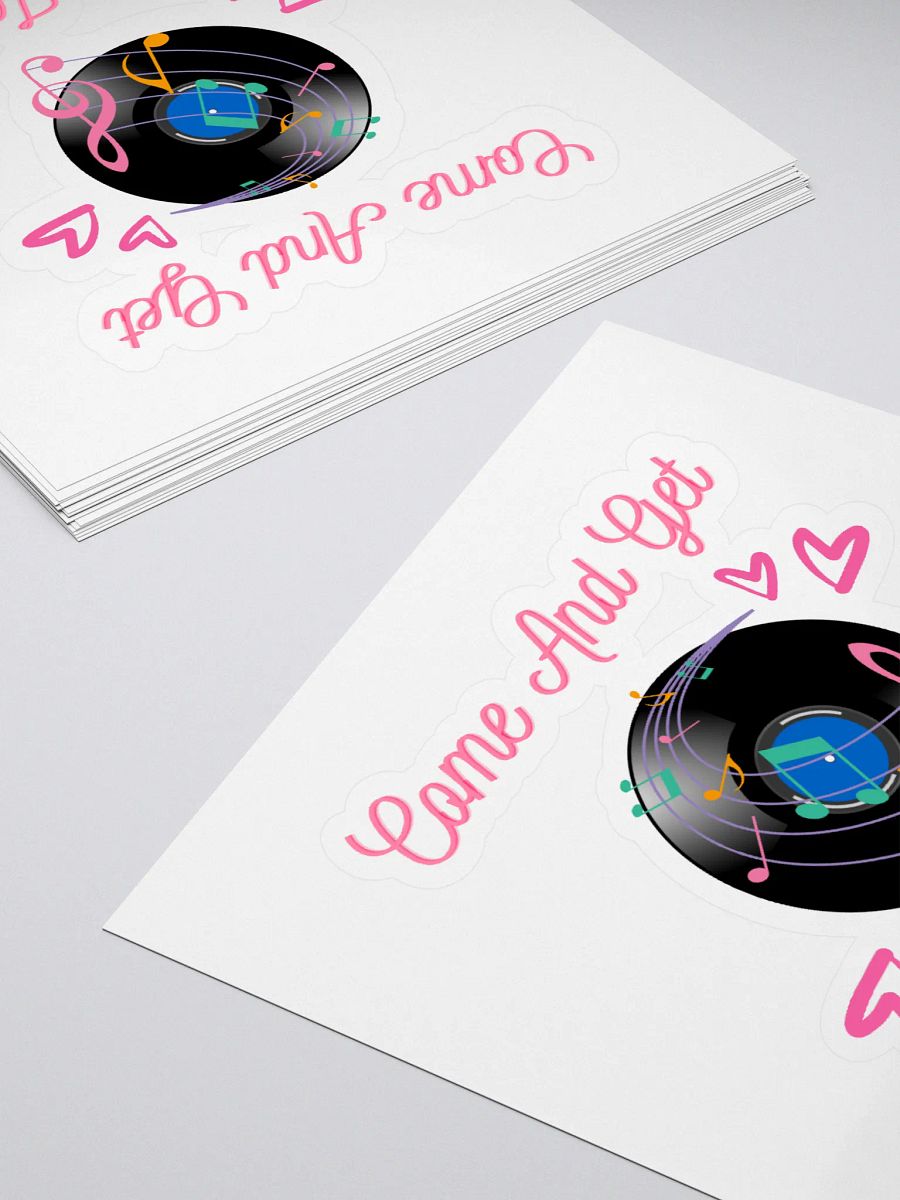 Come And Get Some Love - Funny Musical Valentine's Day Sticker product image (4)