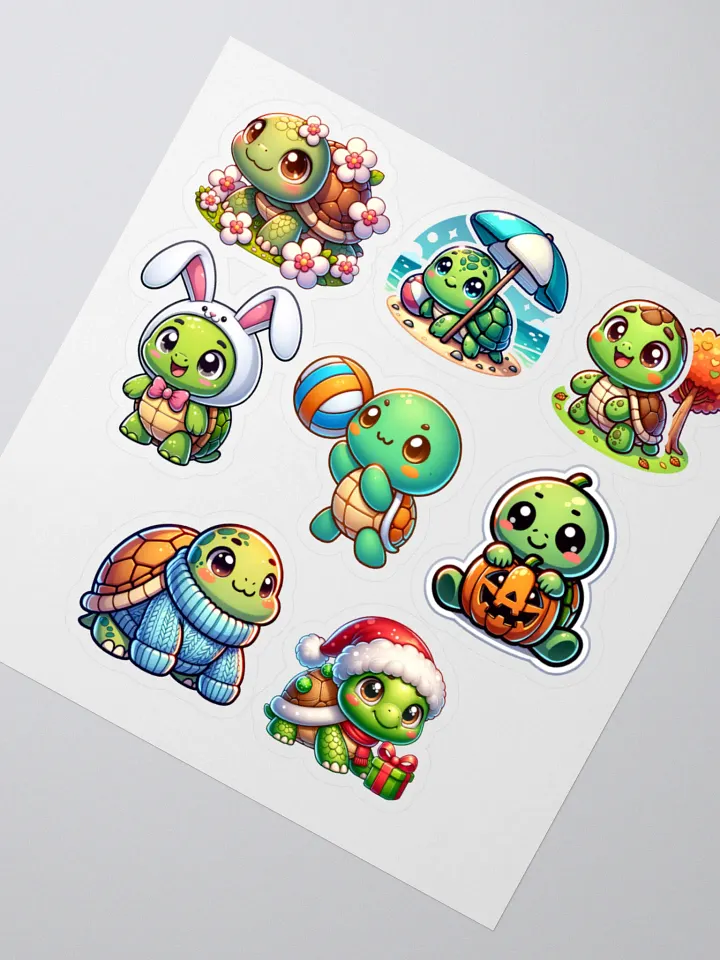 Seasonal Turtles Sticker Sheet product image (2)