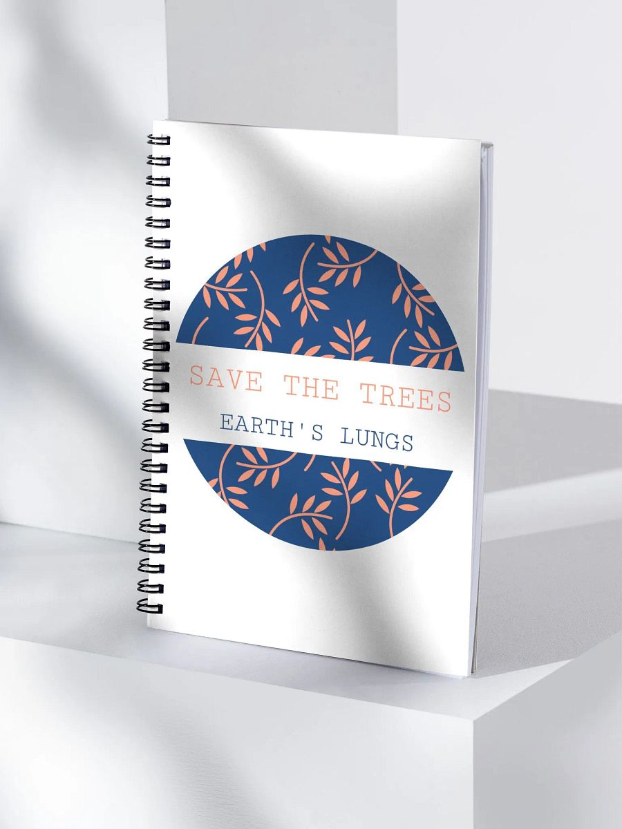 save the trees, earth's lungs, Spiral Notebook product image (4)