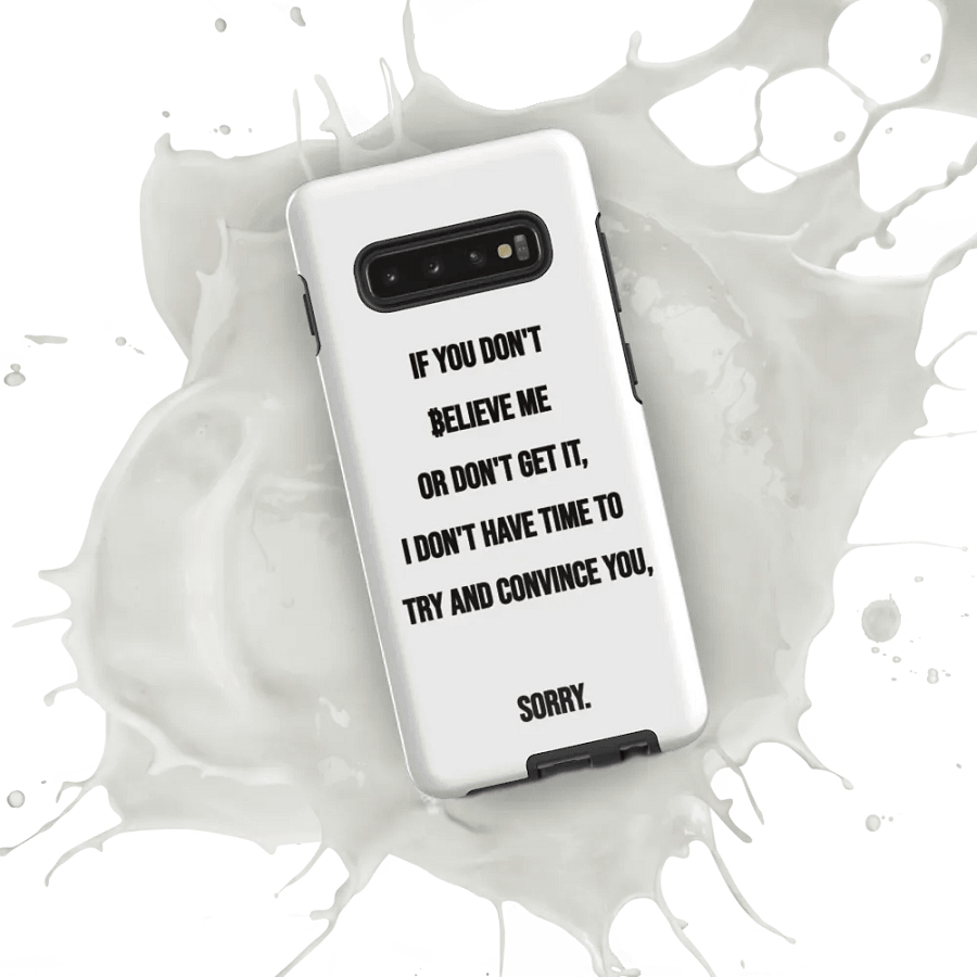 SATOSHI Quote - Samsung Hard Case product image (54)