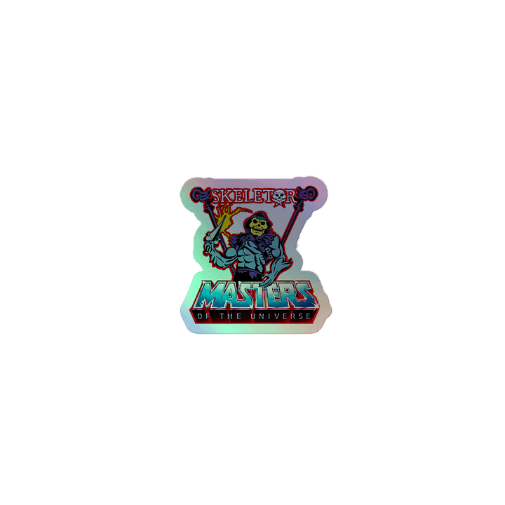 Vintage Skeletor Holographic Sticker product image (1)