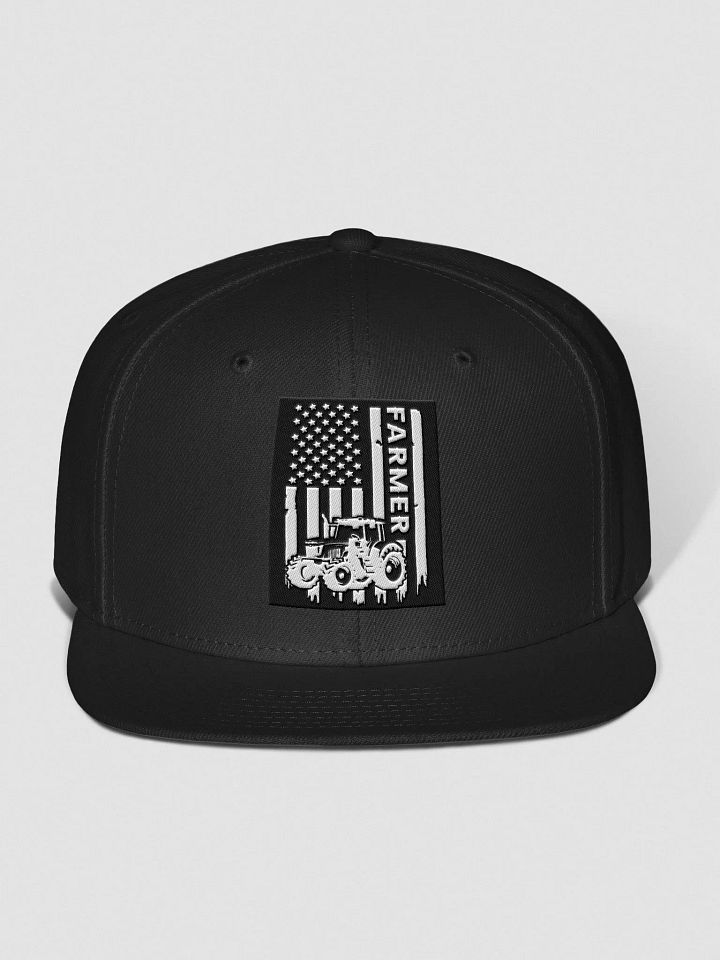 Patriotic Tractor Snapback Cap product image (3)