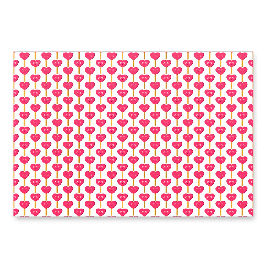 Sweet Love Treats Valentine Wrapping Paper – Set of 3 product image (2)