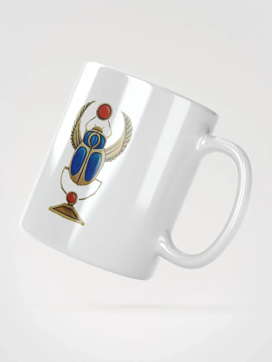 Egyptian Scarab Mug (White) product image (5)