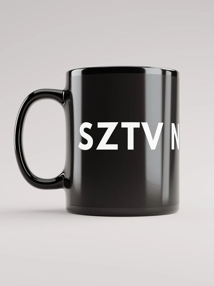 SZTV Black Mug product image (1)