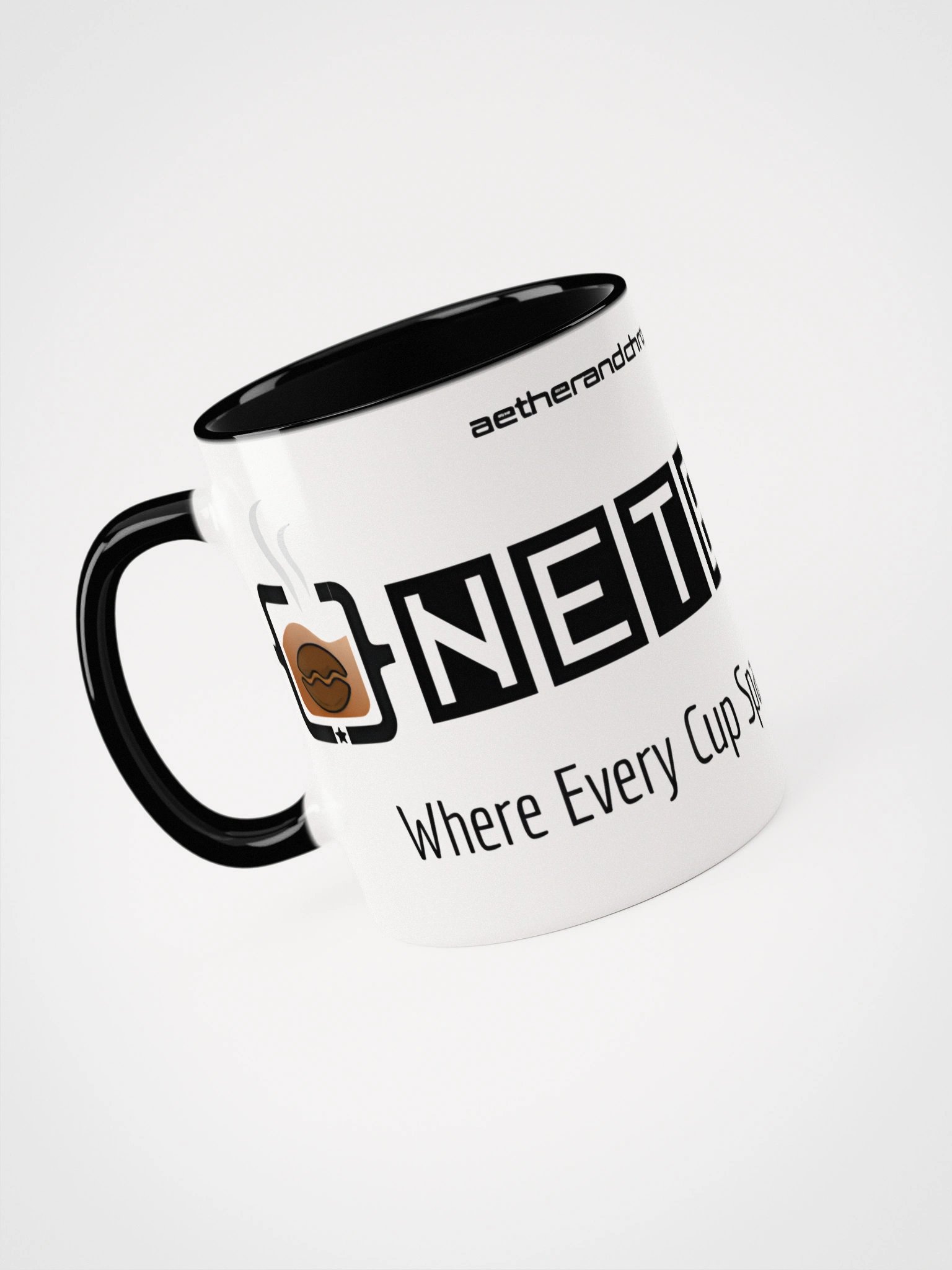 NETBREW™ Mug – “Where Every Cup Sparks a Revolution” product image (6)