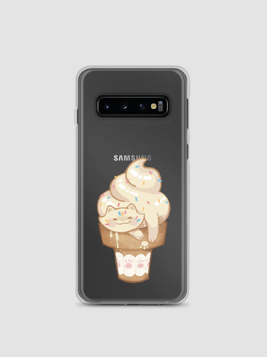 Ice Cream Cat Clear Case for Samsung® product image (1)