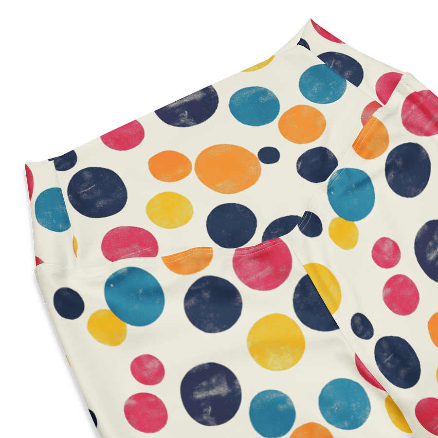 Polka Dot Illusion Vintage Retro Flare Leggings product image (9)