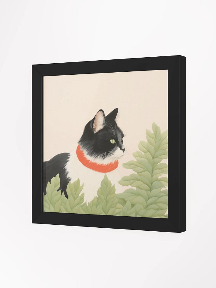 Whiskers and Leaves Framed Matte Poster product image (9)