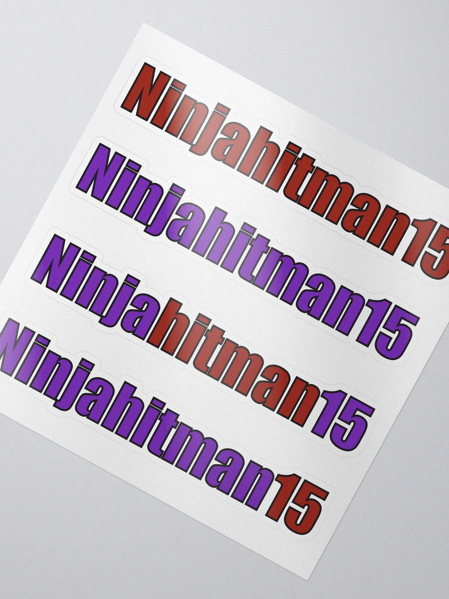 Too Many Ninjahitman15's stickers product image (2)