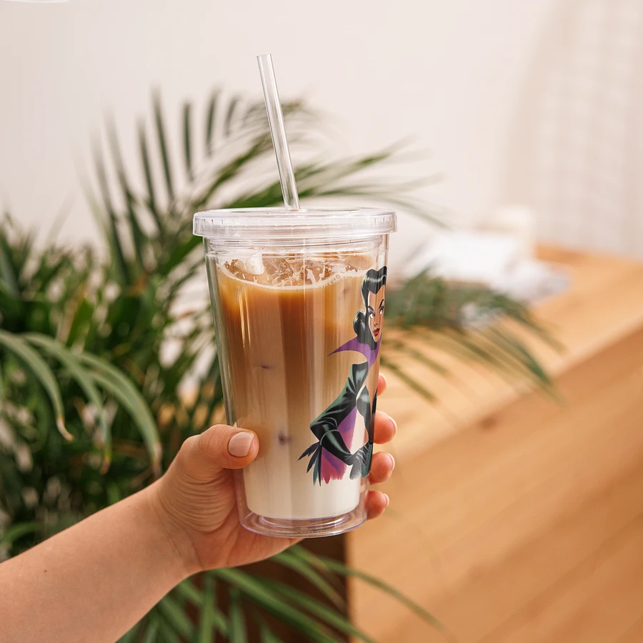 Woman and Raven Double Wall 16 oz Tumbler with Straw product image (25)