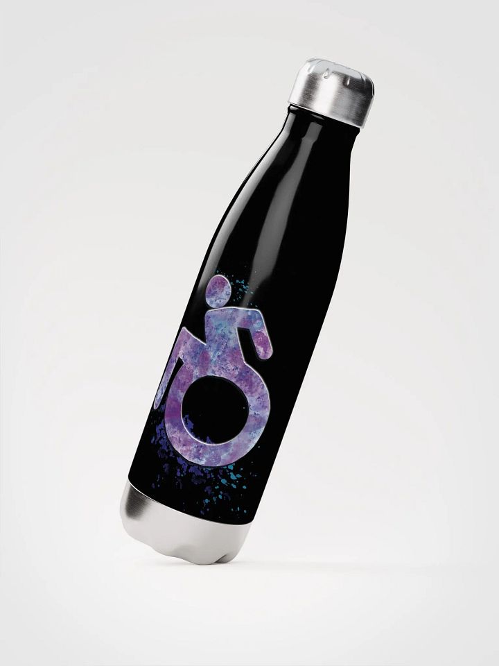 Wheelie, Purple Splash SS Water Bottle product image (2)