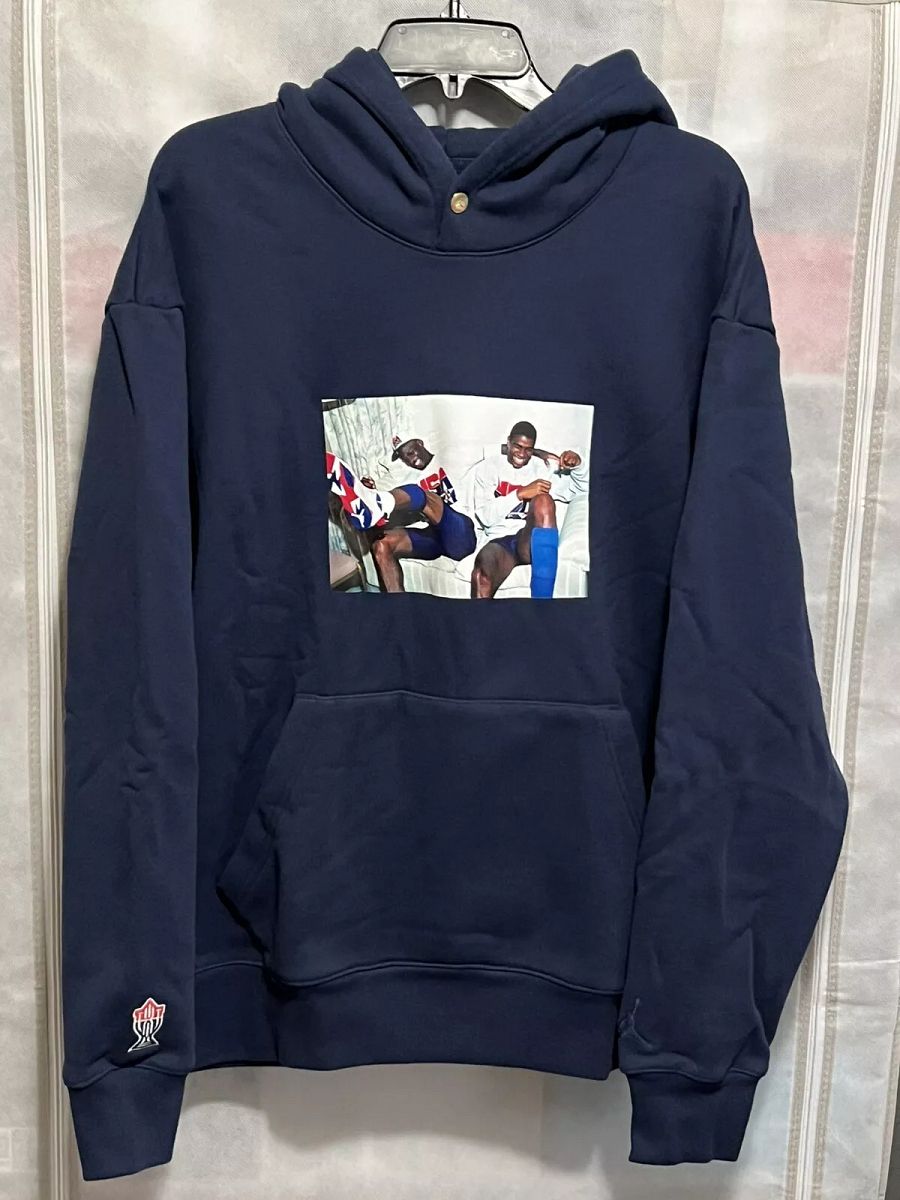 Trophy Room Nike Air Jordan New Sheriff in Town Hoodie Dream Team Navy 2XL XXL product image (5)
