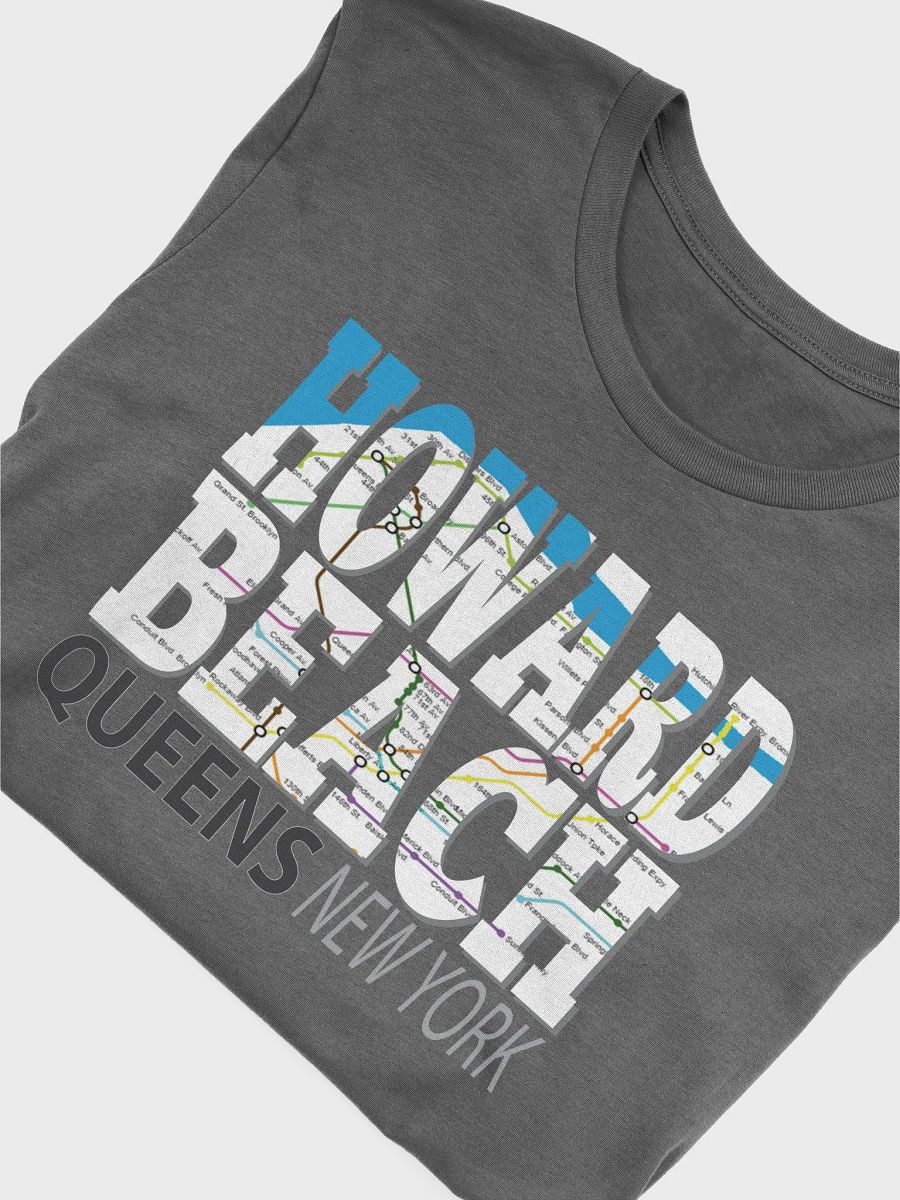 Fun Cool Howard Beach Queens New York with Subway Map T-Shirt product image (5)