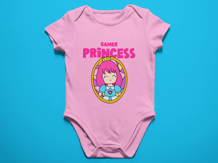 Gamer Princess - Baby Bodysuit Onesies for Girls product image (1)