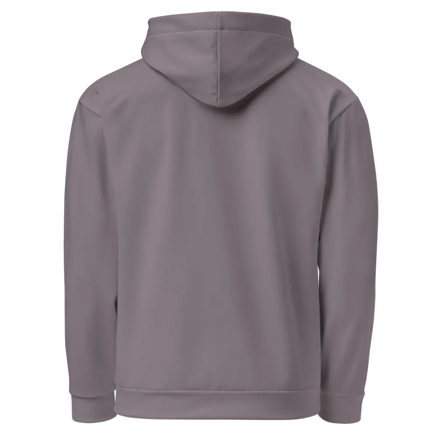 Plain Medium Gray True Summer Unisex Recycled Polyester Heavyweight Premium Hoodie by Treasure Pie product image (2)