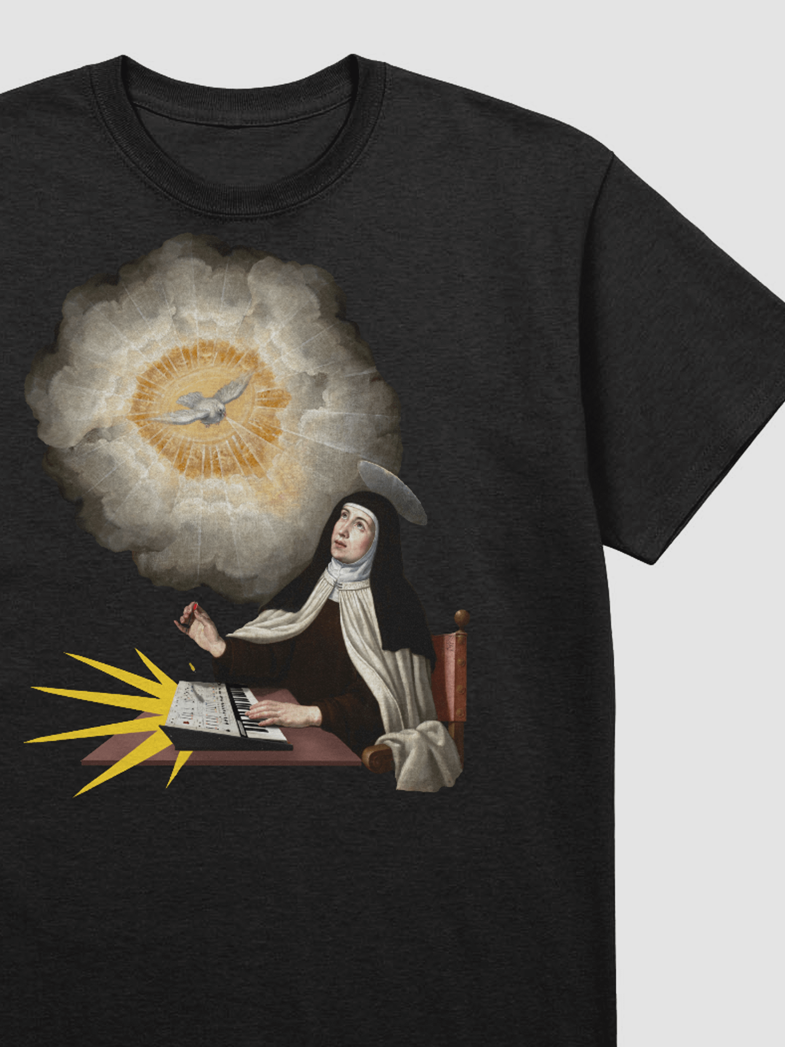 Santa Teresa de Odyssey by Frank Fonik (ARP Odyssey) Techno EDM Unisex t-shirt product image (1)