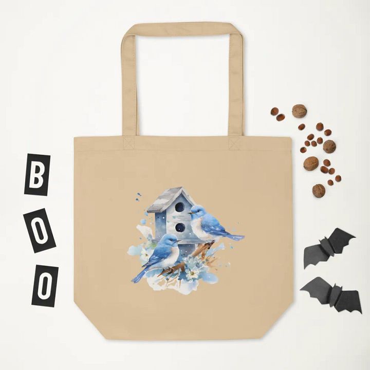 Whimsical Bluebird Haven Tote Bag product image (2)