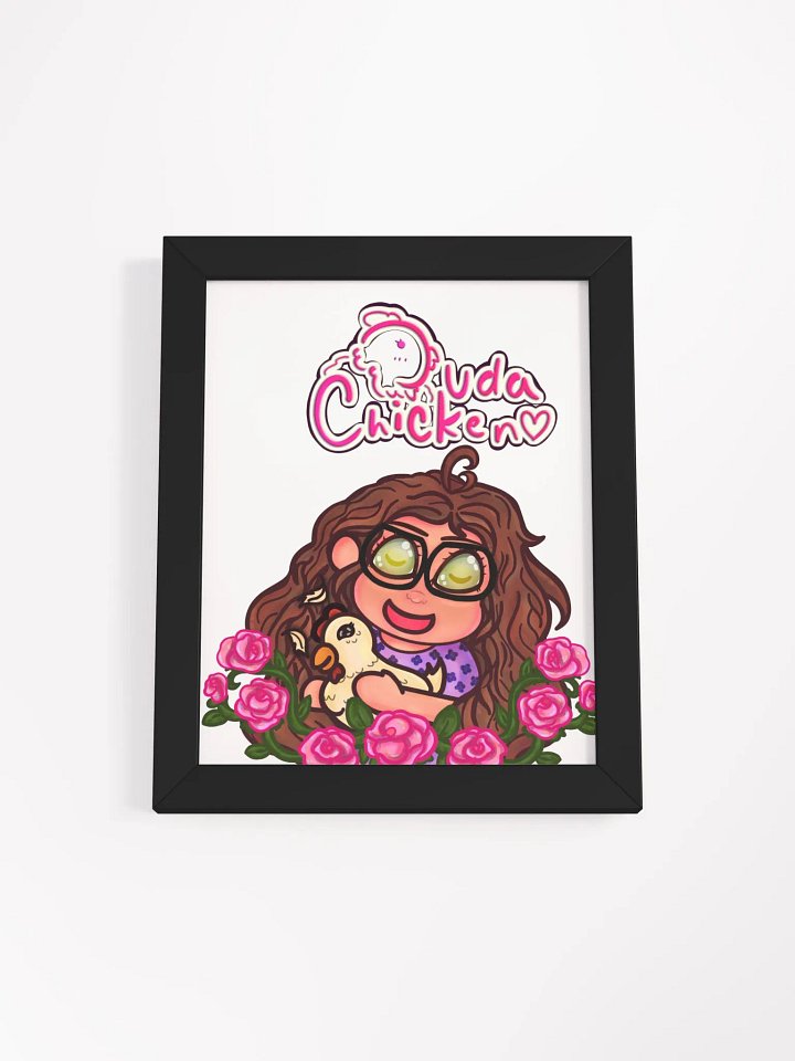 Whimsical Chick Love Framed Poster product image (14)