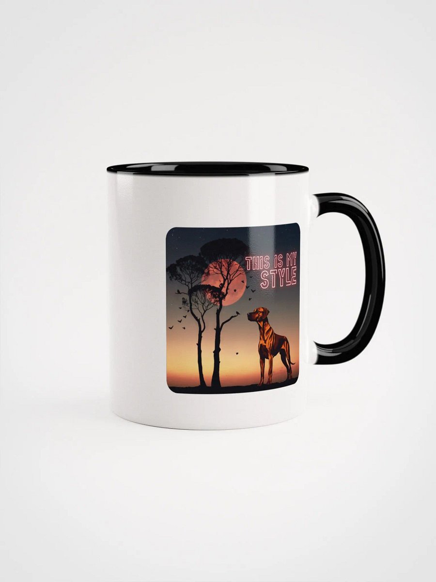 Rhodesian Ridgeback Style Sunset Ceramic Mug product image (2)